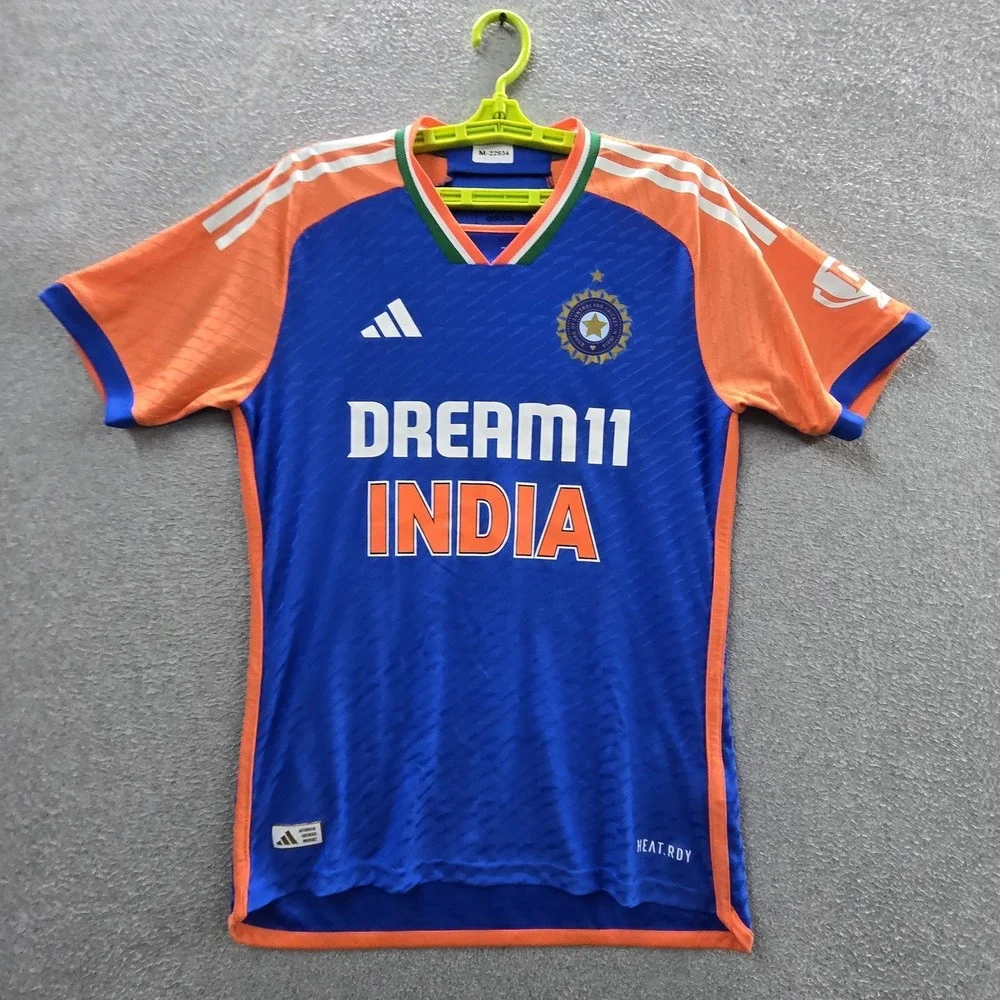 India‎ National Cricket Team Men Jersey S Blue Embroidered Adidas 2024